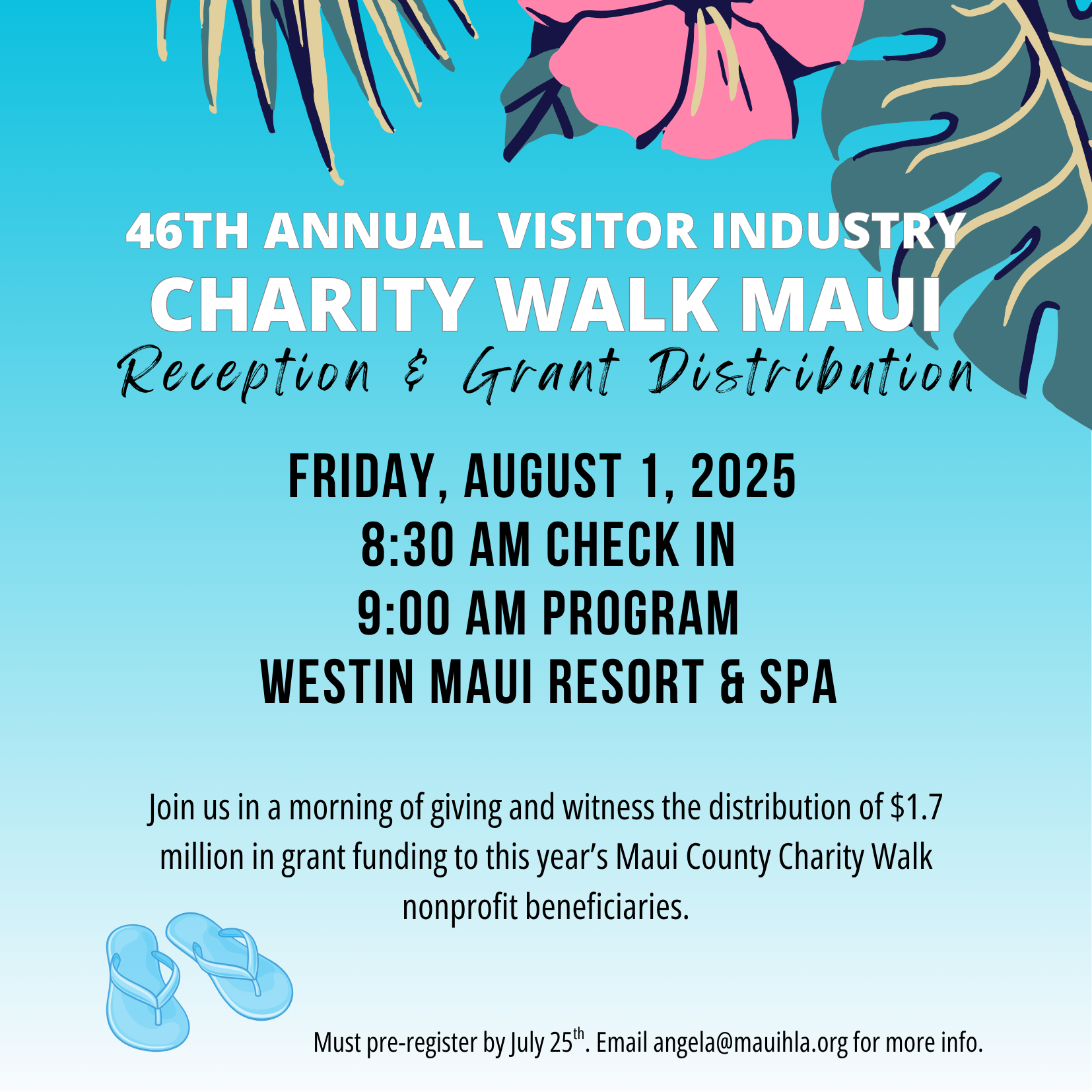 Charity Walk Breakfast Allocation Reception